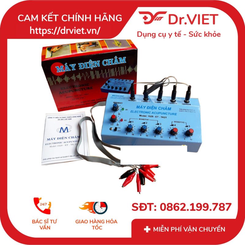Máy điện châm 5 cọc Electronic Acupuncture 1592-ET-TK21