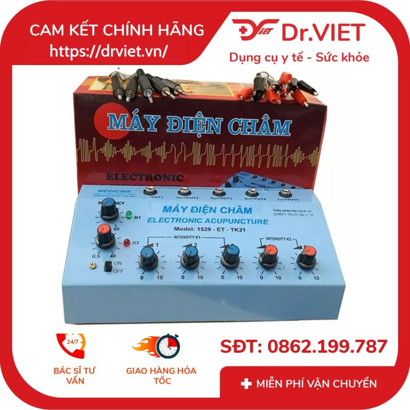 Máy điện châm 5 cọc Electronic Acupuncture 1592-ET-TK21