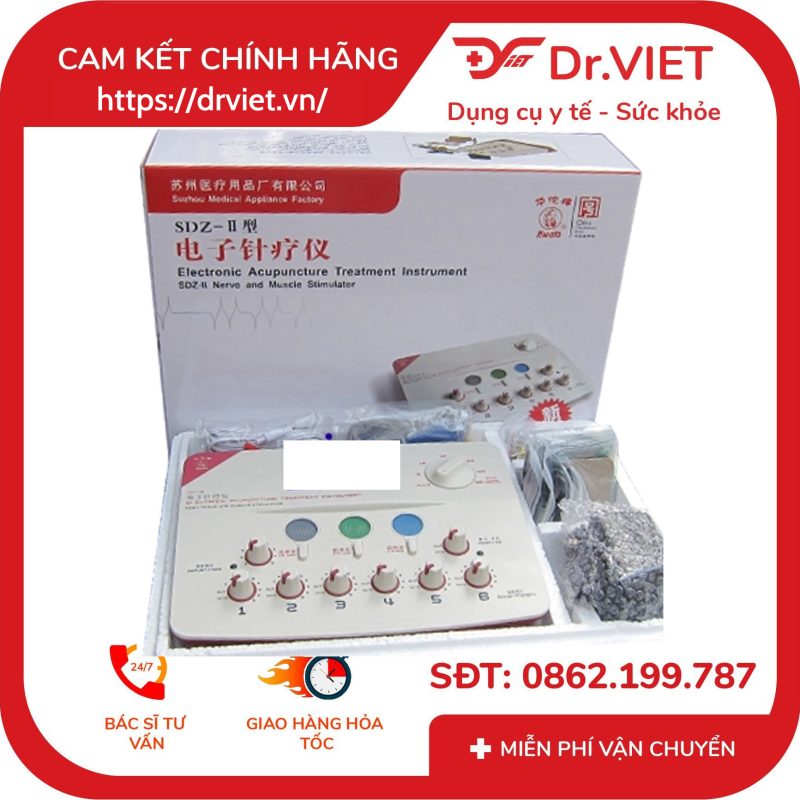 Máy điện châm đa năng Hoa Đà Hwato SDZ II đỏ