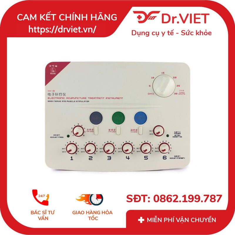 Máy điện châm đa năng Hoa Đà Hwato SDZ II đỏ