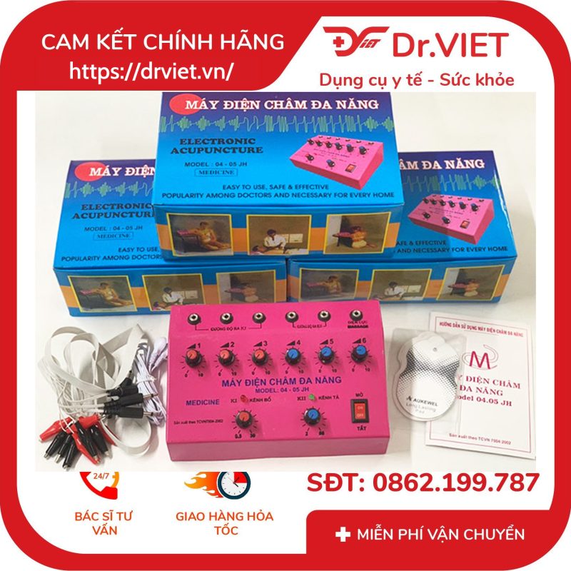 Máy điện châm đa năng Medicine Hộp xanh 04-05 JH