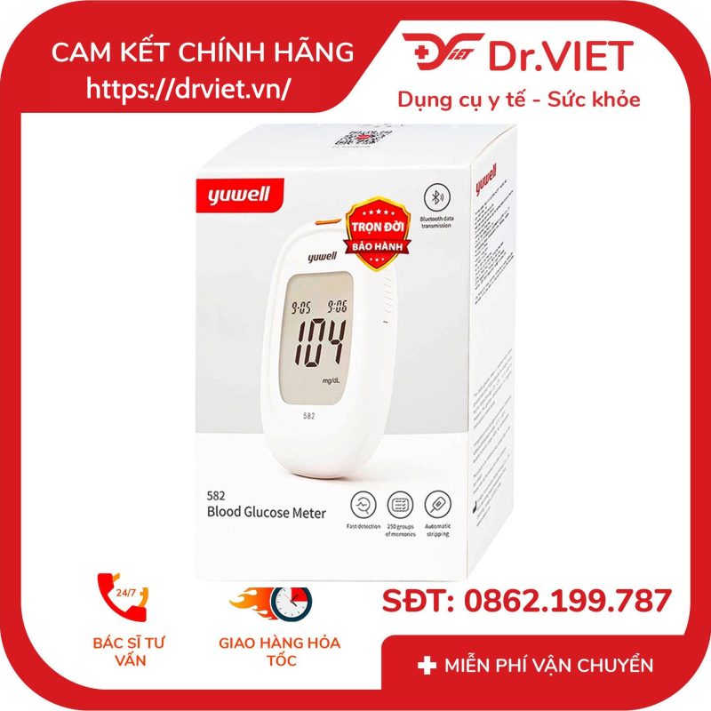 Máy đo đường huyết Yuwell 582 16 Máy đo đường huyết Yuwell 582