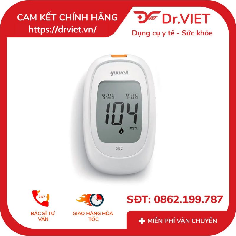 Máy đo đường huyết Yuwell 582 13 Máy đo đường huyết Yuwell 582