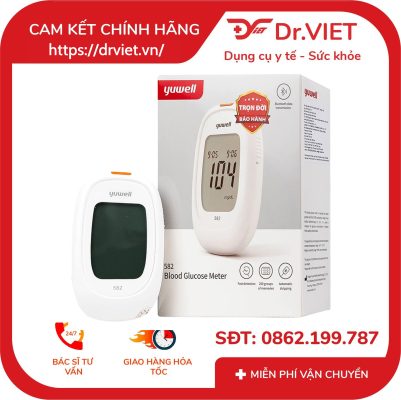 Máy đo đường huyết Yuwell 582 19 Máy đo đường huyết Yuwell 582