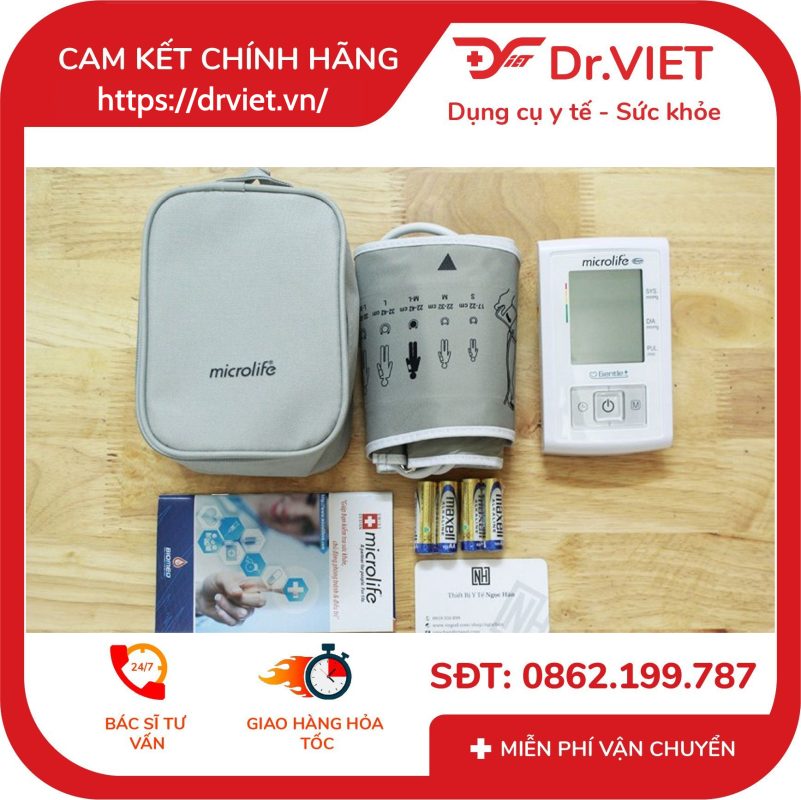 Máy Đo Huyết Áp Bắp Tay Microlife A3 Basic 13 Máy Đo Huyết Áp Bắp Tay Microlife A3 Basic