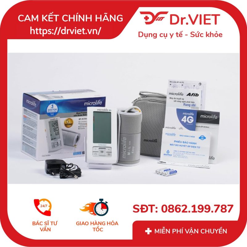 Máy đo huyết áp bắp tay Microlife BP A6 Basic 11 Máy đo huyết áp bắp tay Microlife BP A6 Basic