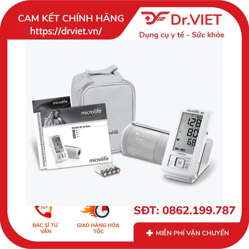 Máy đo huyết áp bắp tay Microlife BP A6 Basic 14 Máy đo huyết áp bắp tay Microlife BP A6 Basic
