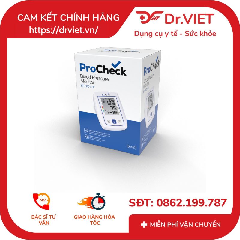Máy đo huyết áp bắp tay Procheck 3KD1-3F 12 Máy đo huyết áp bắp tay Procheck 3KD1-3F
