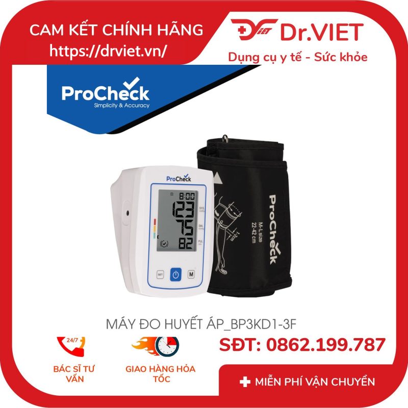 Máy đo huyết áp bắp tay Procheck 3KD1-3F 10 Máy đo huyết áp bắp tay Procheck 3KD1-3F