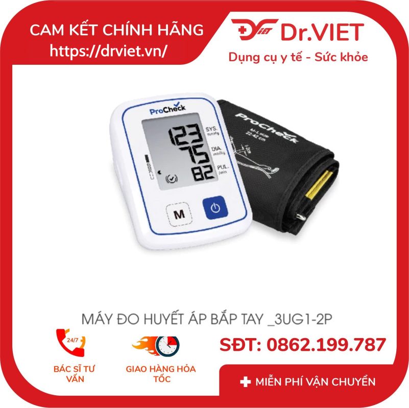Máy đo huyết áp bắp tay Procheck BP 3UG1-2P 16 Máy đo huyết áp bắp tay Procheck BP 3UG1-2P