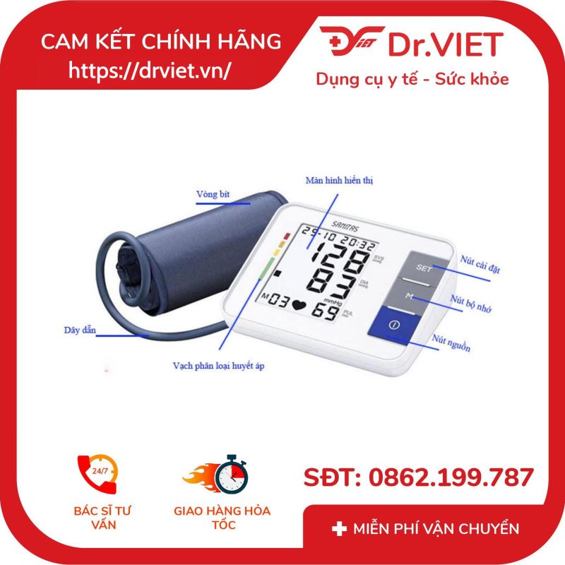 Máy đo huyết áp bắp tay Sanitas SBM38 14 Máy đo huyết áp bắp tay Sanitas SBM38