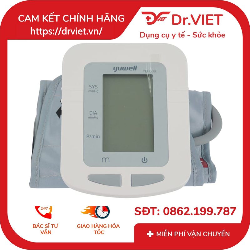 Máy đo huyết áp bắp tay Yuwell YE660B 16 Máy đo huyết áp bắp tay Yuwell YE660B