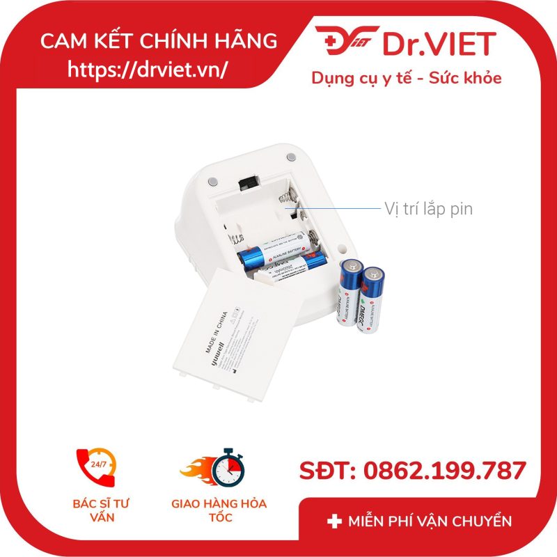 Máy đo huyết áp bắp tay Yuwell YE660B 12 Máy đo huyết áp bắp tay Yuwell YE660B