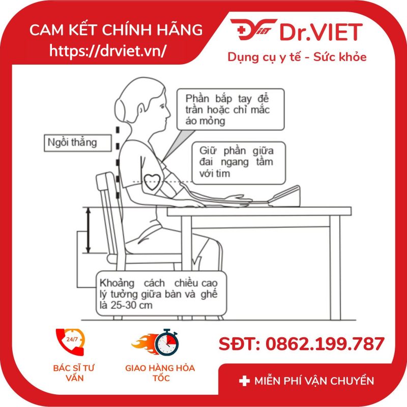 Máy đo huyết áp bắp tay Yuwell YE660B 19 Máy đo huyết áp bắp tay Yuwell YE660B