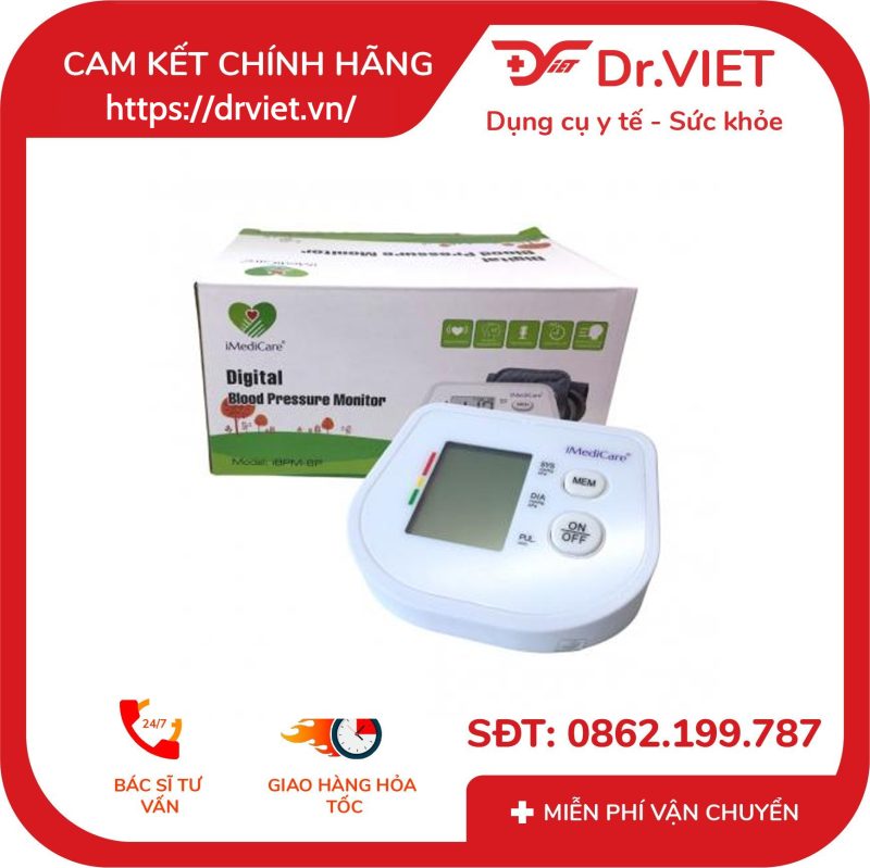 Máy đo huyết áp bắp tay iMediCare iBPM-6P