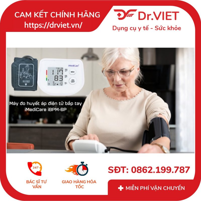 Alternative view of Máy đo huyết áp bắp tay iMediCare iBPM-6P