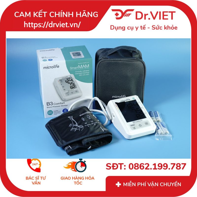Máy đo huyết áp bắp tay Microlife B3 comfort
