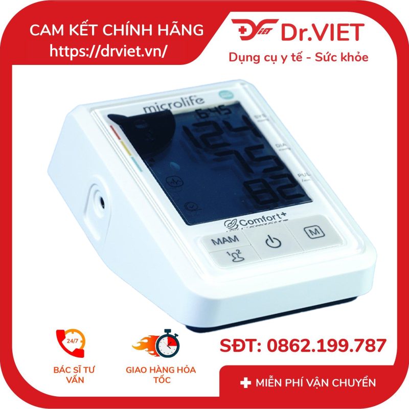 Alternative view of Máy đo huyết áp bắp tay Microlife B3 comfort