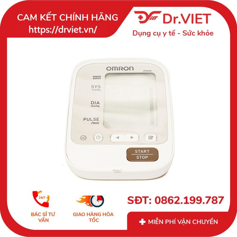 Máy đo huyết áp bắp tay tự động Omron JPN600 13 Máy đo huyết áp bắp tay tự động Omron JPN600
