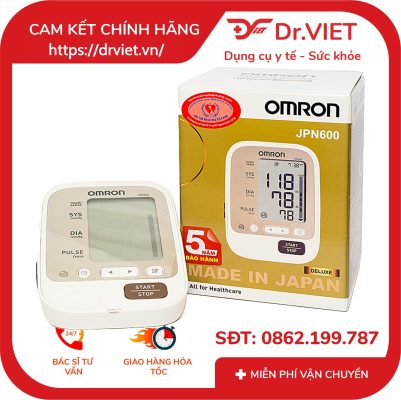 Máy đo huyết áp bắp tay tự động Omron JPN600