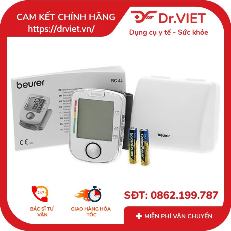 Máy đo huyết áp cổ tay Beurer BC44 20 Máy đo huyết áp cổ tay Beurer BC44