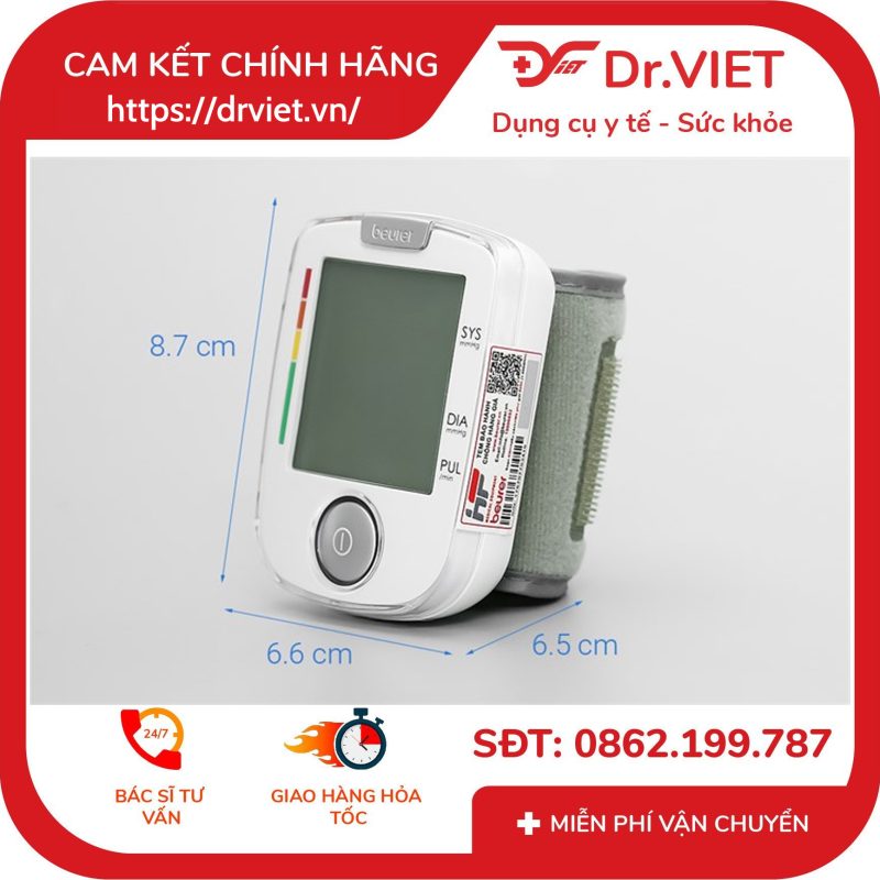 Máy đo huyết áp cổ tay Beurer BC44 14 Máy đo huyết áp cổ tay Beurer BC44