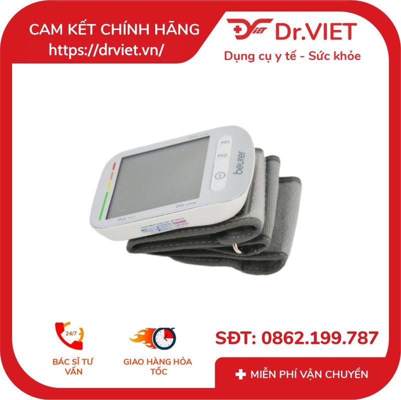 Máy đo huyết áp cổ tay điện tử Beurer BC50 16 Máy đo huyết áp cổ tay điện tử Beurer BC50