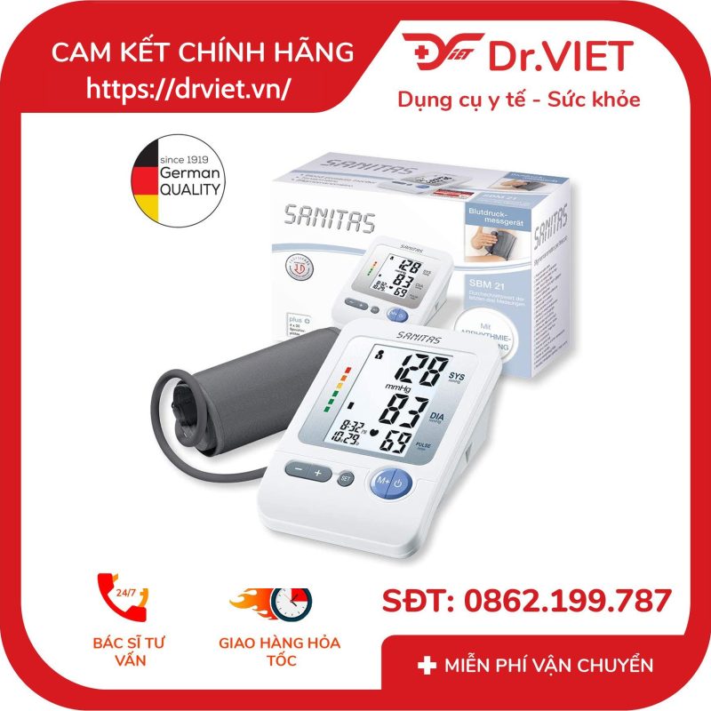 Máy đo huyết áp cổ tay Sanitas SBC21 11 Máy đo huyết áp cổ tay Sanitas SBC21