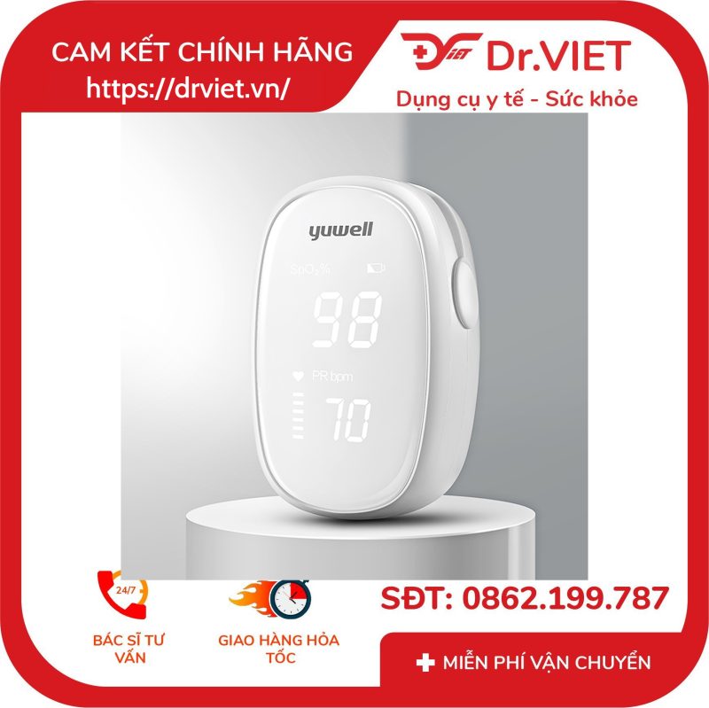 Máy đo nồng độ Oxy trong máu Yuwell YX102 và đo nhịp tim