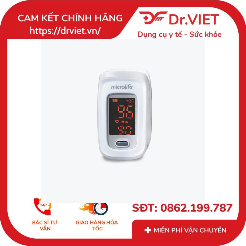 Máy đo nồng độ oxy trong máu Microlife Oxy 200 16 Máy đo nồng độ oxy trong máu Microlife Oxy 200