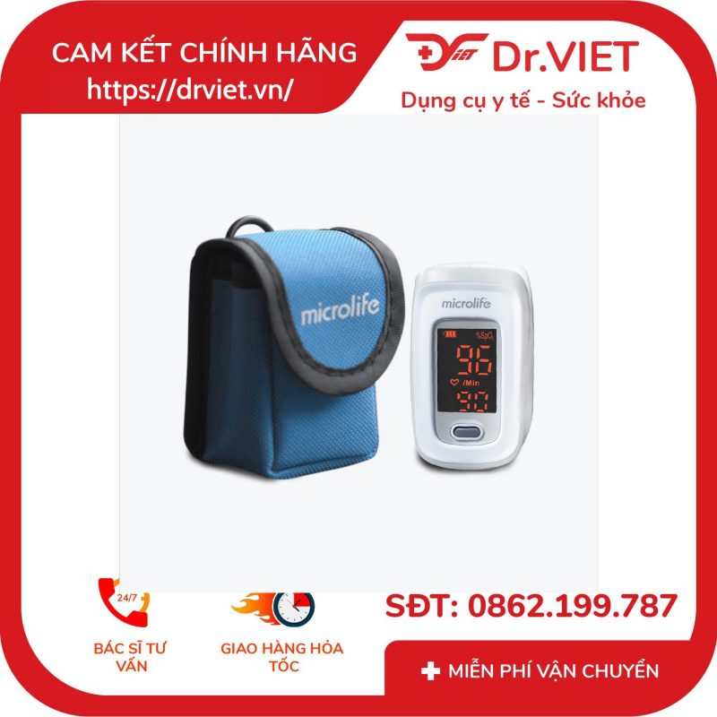 Máy đo nồng độ oxy trong máu Microlife Oxy 200 14 Máy đo nồng độ oxy trong máu Microlife Oxy 200