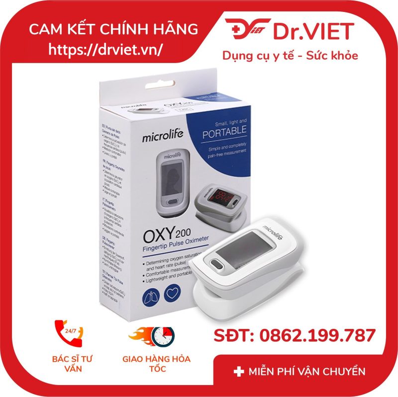 Máy đo nồng độ oxy trong máu Microlife Oxy 200