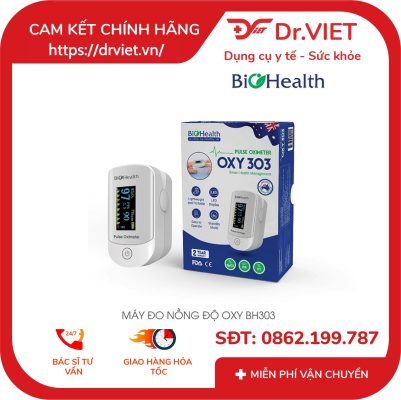 Máy đo nồng độ oxy trong máu SPO2 Biohealth OXY 303 15 Máy đo nồng độ oxy trong máu SPO2 Biohealth OXY 303