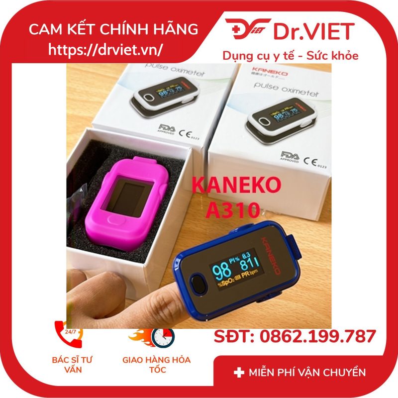 Máy đo nồng độ oxy trong máu và nhịp tim Kaneko A310