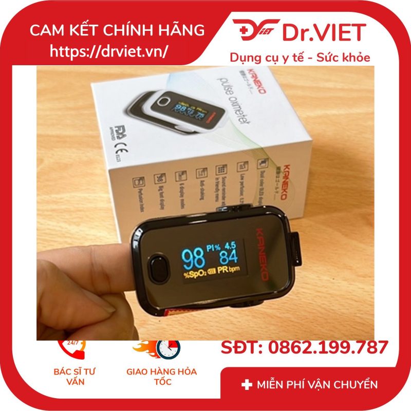 Máy đo nồng độ oxy trong máu và nhịp tim Kaneko A310