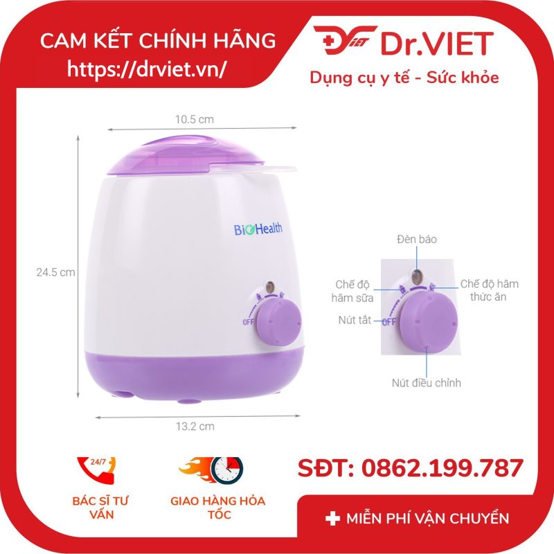 Alternative view of Máy hâm sữa BioHealth BH8110
