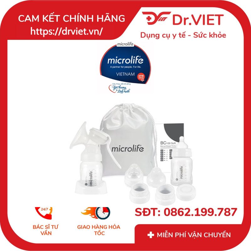 Máy hút sữa Microlife BC 100 Soft 12 Máy hút sữa Microlife BC 100 Soft
