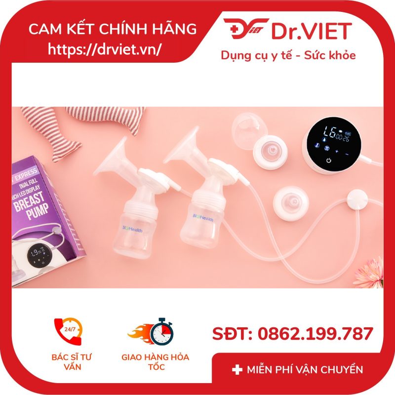 Máy hút sữa điện đôi Biohealth IE Basic