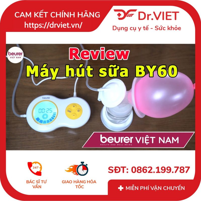 Máy hút sữa điện đơn Beurer BY60 10 Máy hút sữa điện đơn Beurer BY60