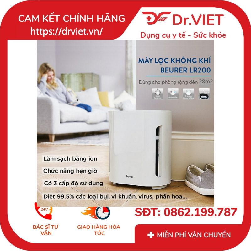 Máy lọc không khí Beurer ion LR200 10 Máy lọc không khí Beurer ion LR200