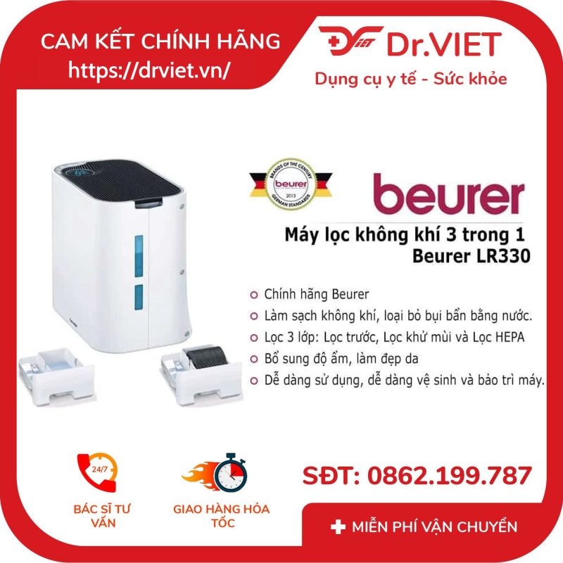 Máy lọc không khí tạo ẩm Beurer LR330