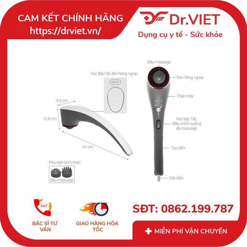 Máy massage cầm tay Beurer MG55 14 Máy massage cầm tay Beurer MG55