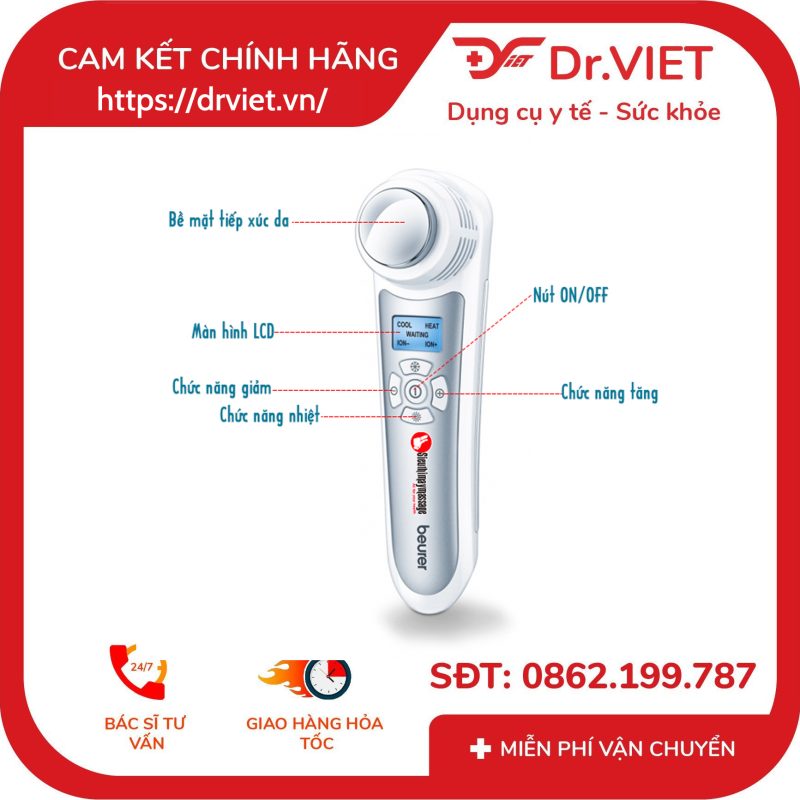 Máy massage mặt Beurer FC90 13 Máy massage mặt Beurer FC90