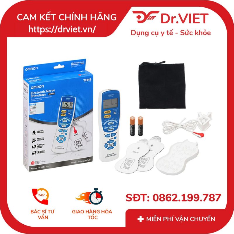 Máy xung điện trị liệu Omron HV-F128 14 Máy xung điện trị liệu Omron HV-F128
