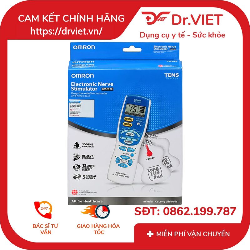 Máy xung điện trị liệu Omron HV-F128 13 Máy xung điện trị liệu Omron HV-F128