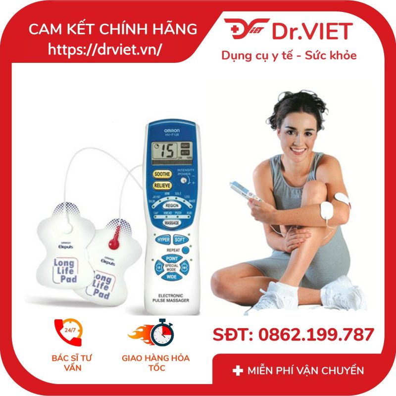 Máy xung điện trị liệu Omron HV-F128 12 Máy xung điện trị liệu Omron HV-F128