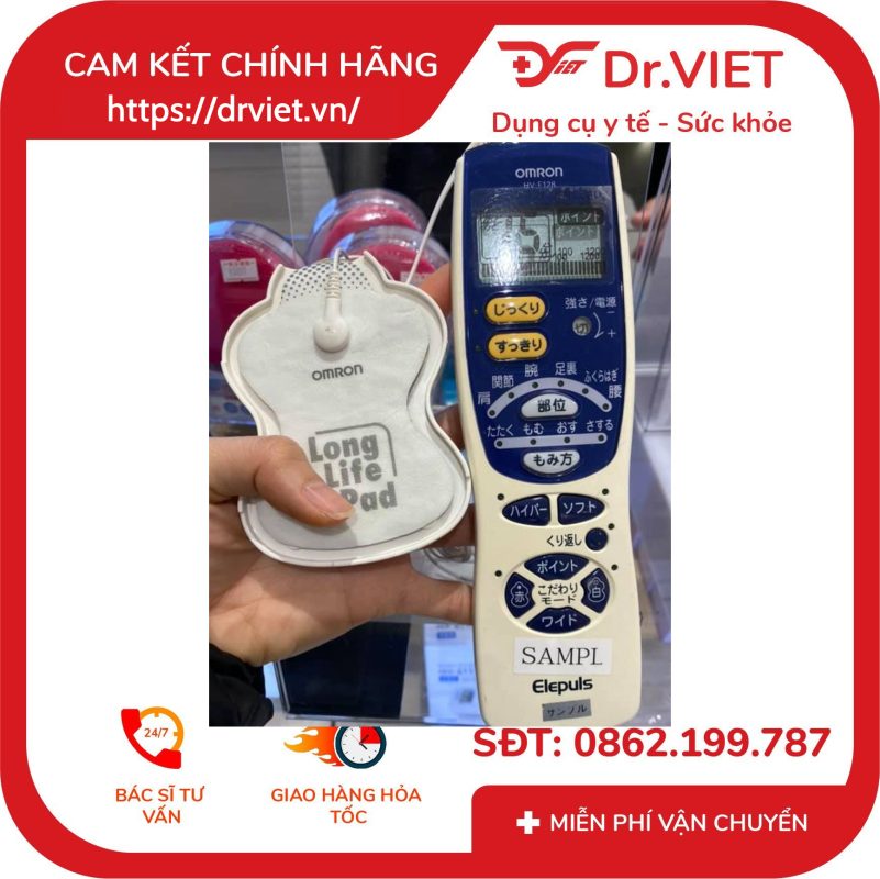 Máy xung điện trị liệu Omron HV-F128 16 Máy xung điện trị liệu Omron HV-F128