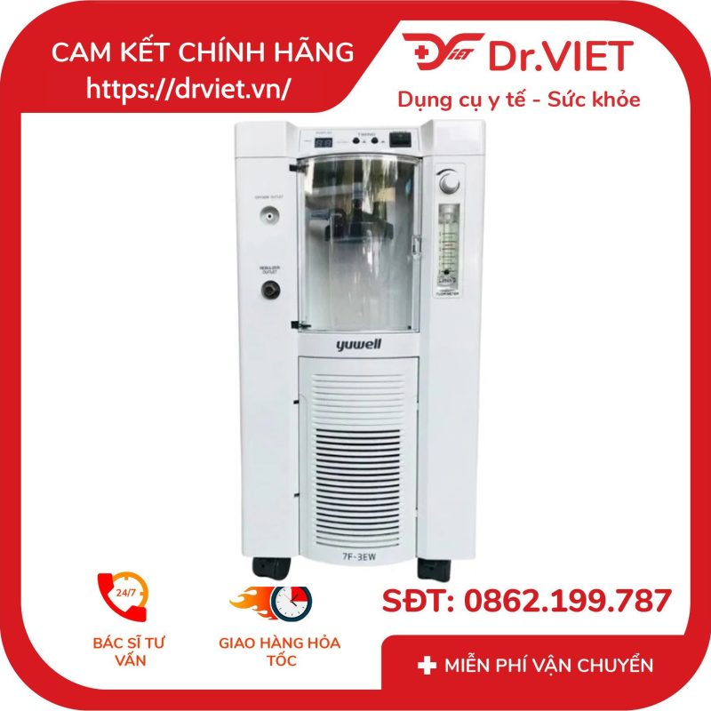 Máy tạo oxy Yuwell 7F-3EW 12 Máy tạo oxy Yuwell 7F-3EW