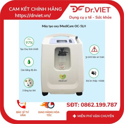 Máy tạo oxy iMediCare OC-5LH 5 Lít 22 Máy tạo oxy iMediCare OC-5LH 5 Lít
