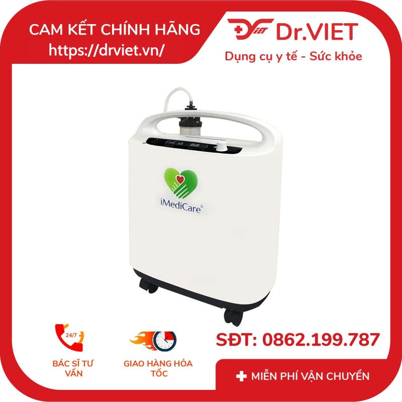 Máy tạo oxy iMediCare iOC-5LS 5 Lít 12 Máy tạo oxy iMediCare iOC-5LS 5 Lít